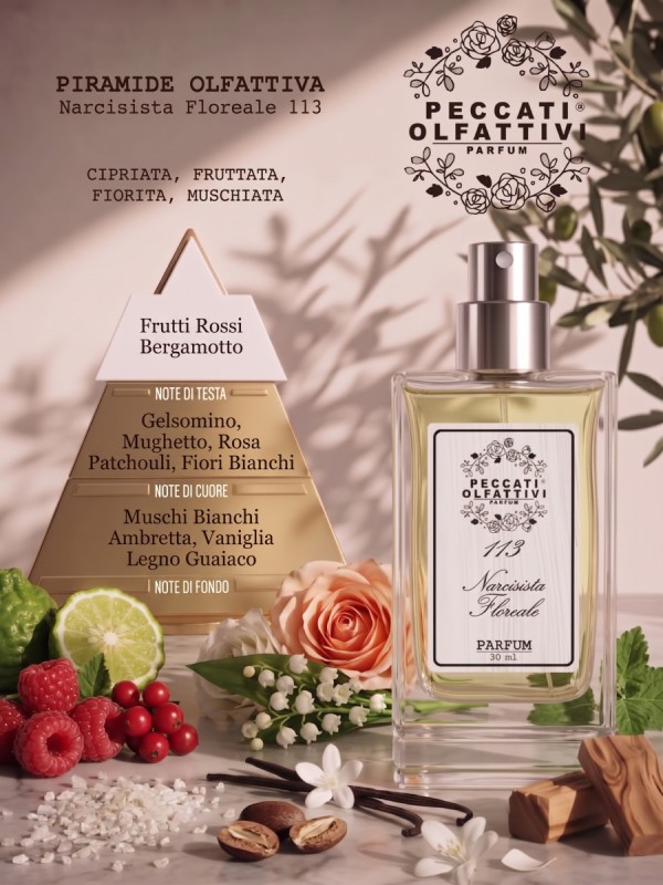 Peccati Olfattivi Narcisista Floreale 113 WOMAN 30ml PARFUM