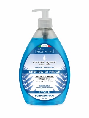 Pelle Attiva Sapone Mani e Viso -  Respiro di Felce 1 Litro