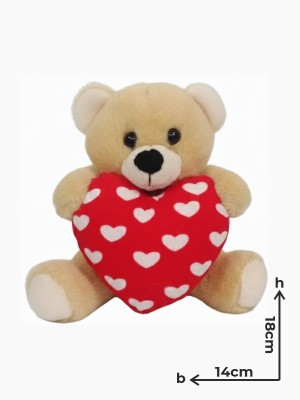 Peluche Orso Piccolo Multicuore Beige