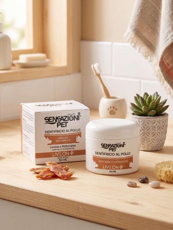Sensazioni PET Dentifricio al Pollo 50ml