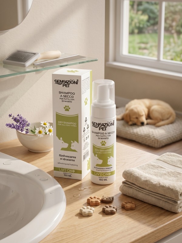 Sensazioni PET Shampoo a Secco Mousse 150ml