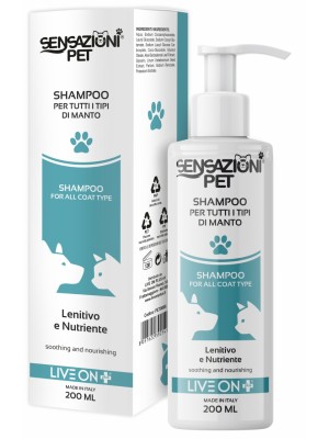 Sensazioni PET Shampoo per Tutti i Manti 200ml
