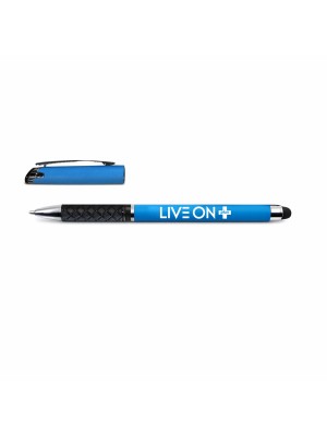 Penna Live on Plus Blu (inchiostro nero)