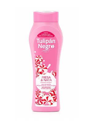 Tulipan Negro Gel Bagno Fresa & Nata 650ml