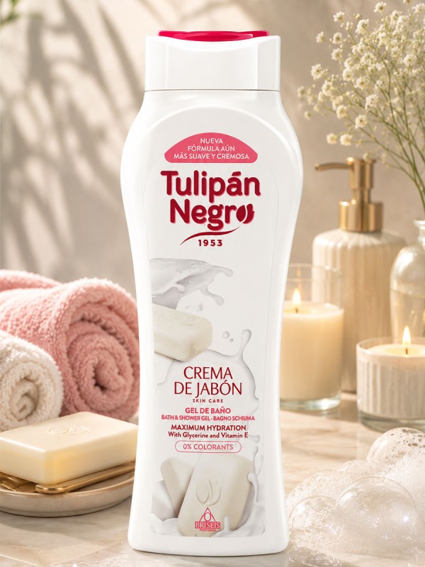 Tulipan Negro Gel Bagno Crema de Jabon 650ml