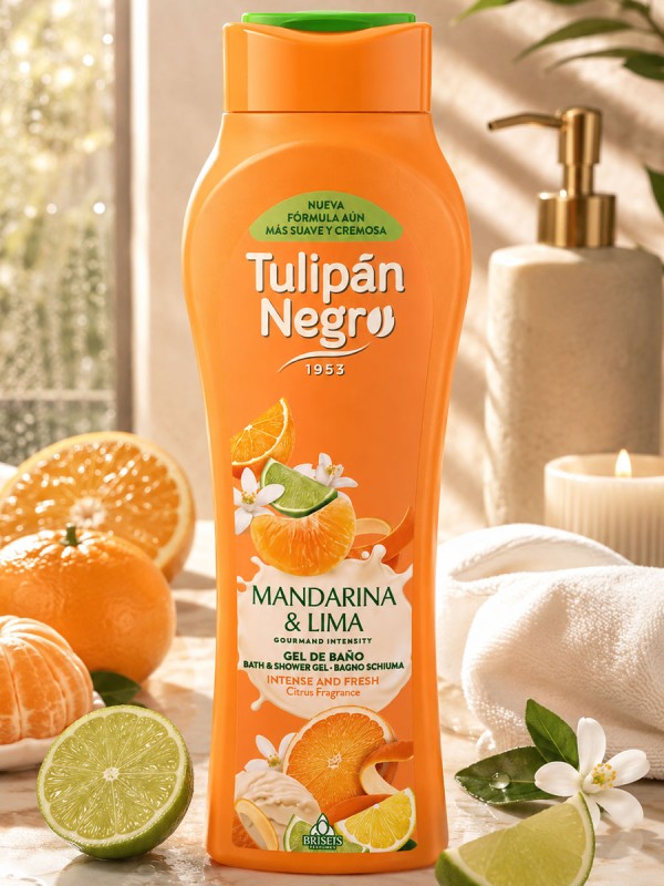 Tulipan Negro Gel Bagno Mandarina & Lima 650ml