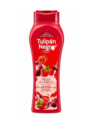 Tulipan Negro Gel Bagno Fresa & Cereza 650ml