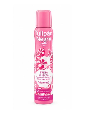 Tulipan Negro Deo Spray Fresa & Nata 200ml