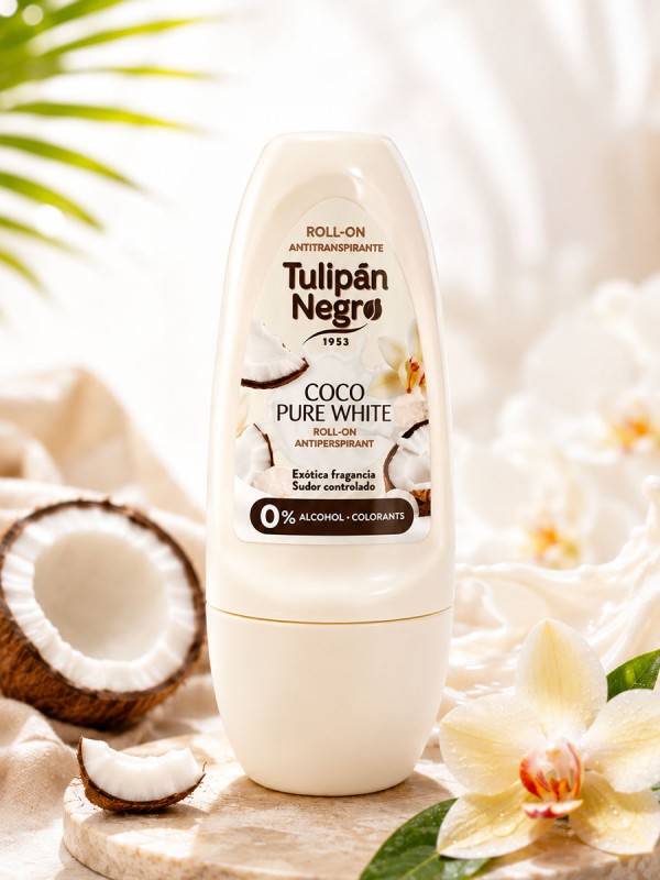 Tulipan Negro Deo Roll-On Coco Pure White 50ml