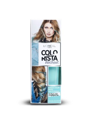 L'Oreal Colorista Washout Colorazione Pastello Temporanea per Capelli Biondi - Colore Acqua
