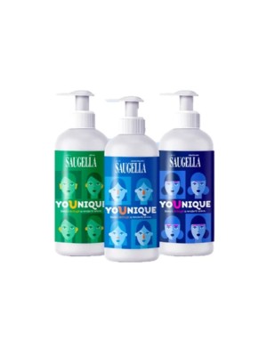Saugella Younique Bundle Dermoliquido - Attiva - Idraserum 3 Flaconi da 200 ml